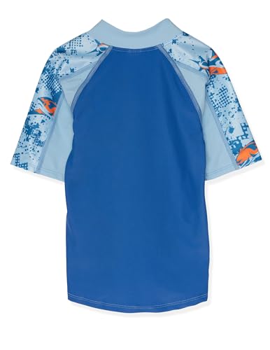 Tuga Boys Short Sleeve Rash Guard 1-14 Years, UPF 50+ Sun Protection Swim Shirt2
