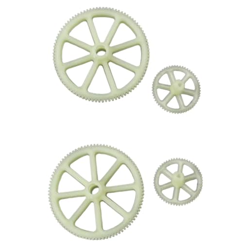 QWHTYO RC Accesorio del Coche Compatible con WLtoys XK V912 V912-A V915-A RC Helicóptero Piezas De Actualización Accesorios De Repuesto 2 Juego De Engranajes V912-03