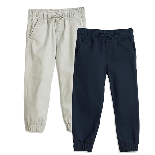 Image of Amazon Brand - Symbol Boy's Cotton Strechable Jogger | Elasticated Waistband and Cuff | Age 2-14 Years