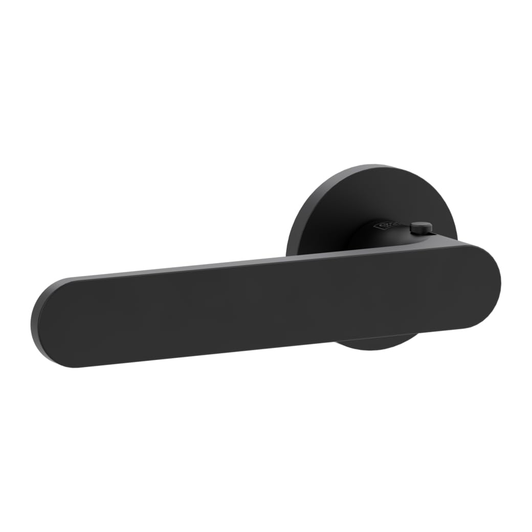 Griffwerk VAYA 291 AVUS Türgriffgarnitur, Fast2Fix, Graphitschwarz, smart2lock DIN L