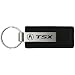 Acura TSX Black Leather Key Chain