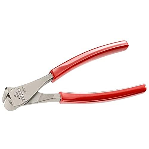 Facom 190A.20G Devant coupante pinces avec poignée en PVC sculptée, Rouge, 200 mm