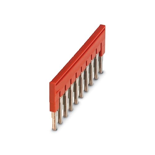 Pont enfichable FBS 10-6 rouge pour distribuer le potentiel 10 pôles