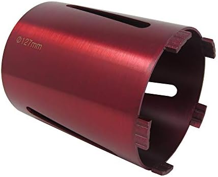 127mm 5" Dry Diamond Drilling Core Drill Bit Turbo Segments for Brick & Masonry
