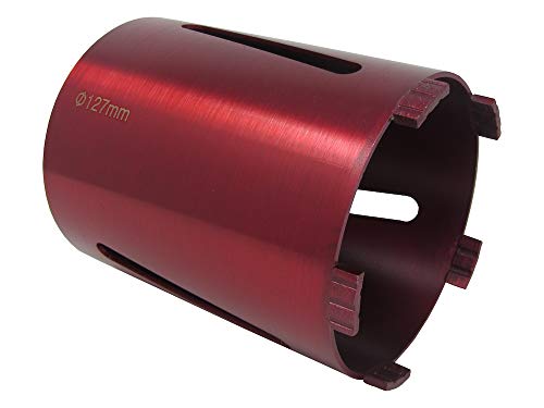 Image of 127mm 5" Dry Diamond Drilling Core Drill Bit Turbo Segments for Brick & Masonry