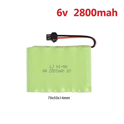 Studyset 6 V 700 mAh/1000 mAh/2800 mAh M-Style AA NI-MH batería Recargable para Juguetes eléctricos/RC Coche/RC camión/RC Barco