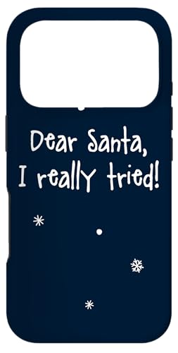 Dear Santa I Really Tried, NX}Xp[eB[ X}zP[X iPhone 17 Pro p