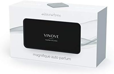 Vent Clip Air Freshener - Single Pack Car Perfume Freshener - Long Lifespan Upto 90 Days - Keeps Car Clean and Safe - Silverstone