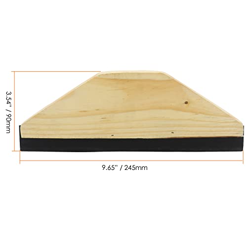 Rubber Scraper, Putty Spreading Tool(240Mm/9.6"), Flexible Spackle Knives For Body Filler, Car Putty, Resin, Adhasive, Wallboard Filler, Scraping Coating #TOP1