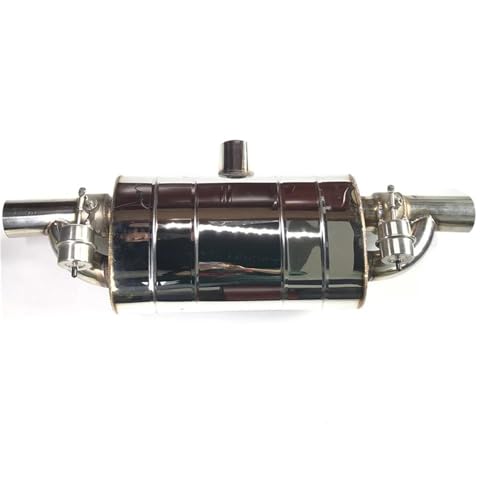 Escape de coche de 63mm en acero inoxidable con silenciador de válvula variable
