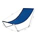 MT MALATEC Strandliege mit Tragetasche Klappbar Belastbar bis 110 kg Wasserdicht Garten Tarasse Strand Camping Stahl Blau 23563