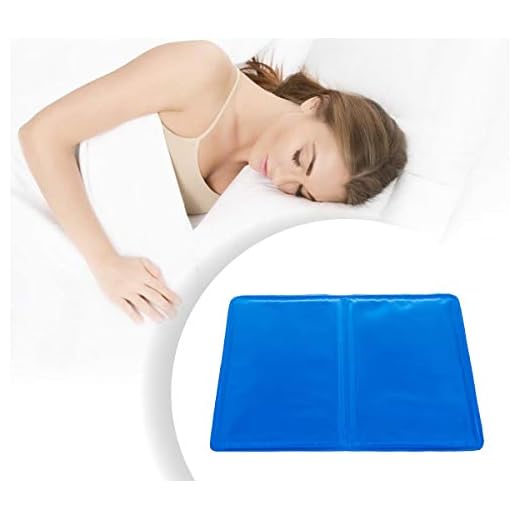 Glow New 2019 Cooling Gel Pillow – Magic Multi-Function Natural Cool Pad Mat Cushion Insert Absorbs Dissipates Heat from Head Neck for a Great Sleep – Great for Migraines Headaches Flu Fever