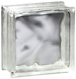 Decora Glass Block 8 X 8 X 3 Thinline Decora Wave by Pittsburgh Corning