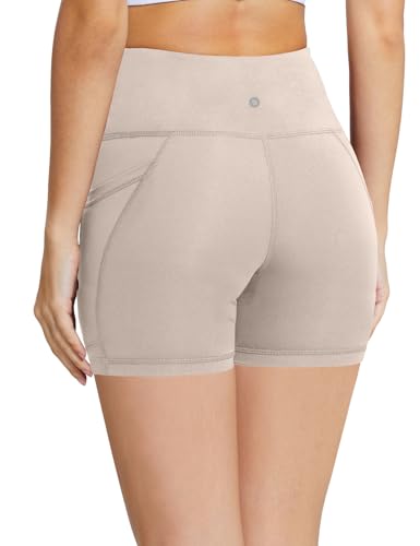 Image of baleaf Women's 8 inch / 5 inch / 3 inch Biker Shorts High Waist Yoga Workout Gym Running Volleyball Spandex Shorts with Pockets