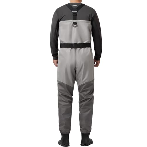 Image of BASSDASH FW08 Men's Breathable Waders Waterproof Fly Fishing Chest Fishing