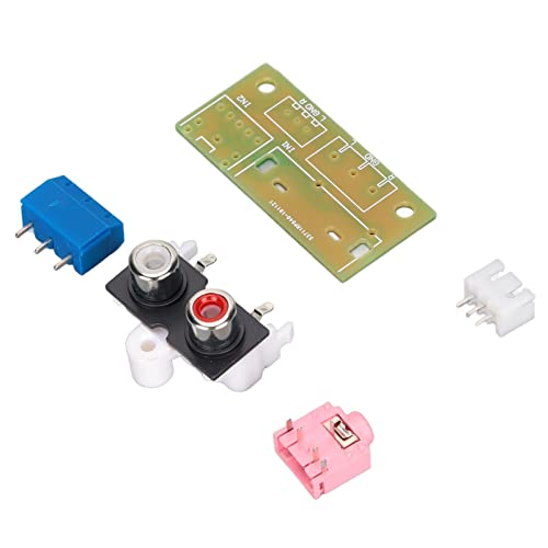 Socobeta Plaque de Plomb de câblage, bornier PCB Bien connecter la Carte d'adaptateur de Sortie d'entrée Audio DIY Prise de Prise de 3,5 mm Application Intelligente pour châssis