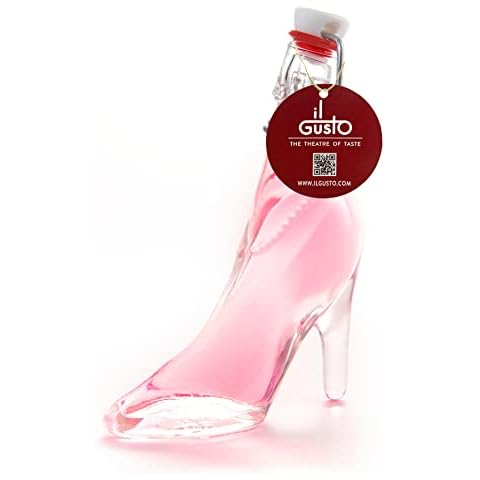 Alcohol Free Pink Gin in Lady Shoe Bottle Cover