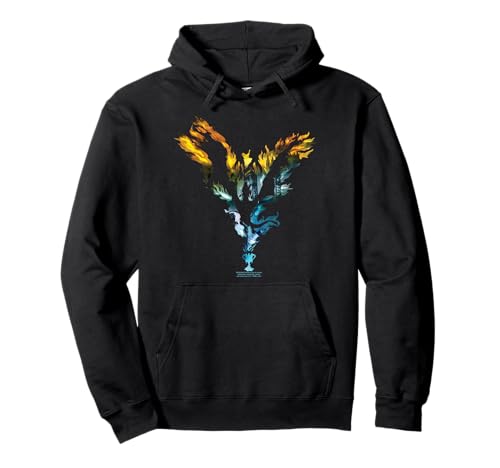 Harry Potter Goblet of Fire Dragon Colour Flames Pullover Hoodie