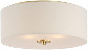 Maxim Bongo-Three Light Semi Flush Mount-18 Inches Wide by 7.75 inches high-Natural Aged Brass Finish