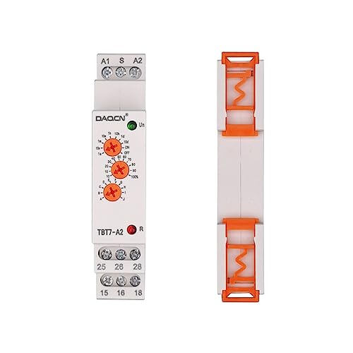 Relais temporisé multifonction rail DIN 220V programmateur 0,1 s à 10 jours - 7