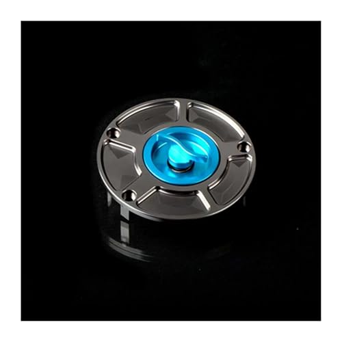 �^���N�L���b�v CFMOTO 450SR 450SS 4500NK 2022 CLX-700 2023 2024 �I�[�g�o�C�R���K�X�^���N�L���b�v�J�o�[�ɓK�� �K�\�����^���N�L���b�v(Gray Light Blue)