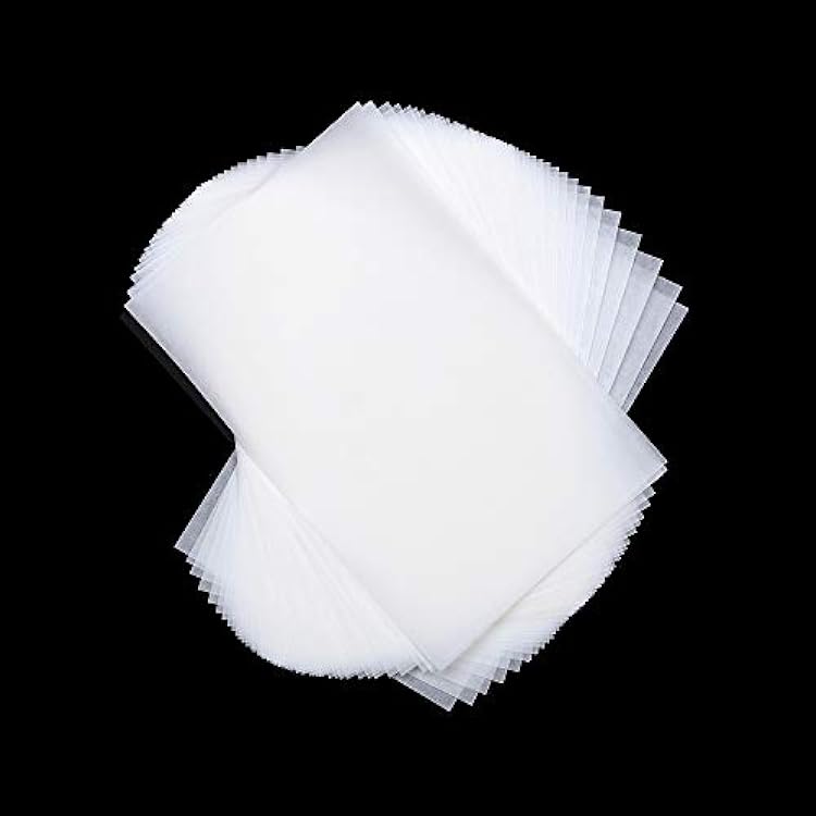 Pre-cut Heating Parchment Press Papers 8 x 6 inch, 50 Pieces per Pack