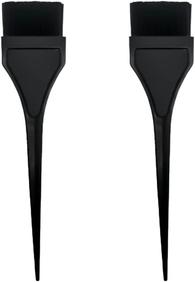 Lmyzcbzl Hair Coloring Brush, 2 Pcs Hair Dye Brush, Hair Dyeing Comb Brush, Applicator Tools, for DIY Hair Coloring （20 cmx3.5 cm)