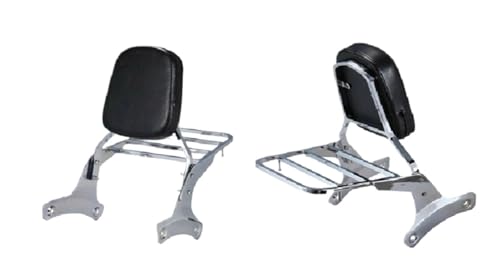 Dossier Passager Moto et Support Bagages Robuste pour Custom Shadow VT 750 C2 - 5