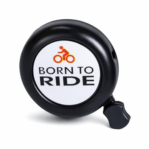 Image of Vamos Cycle Bell for Loud and Crisp Sound for Adults and Kids Bicycle (Born to Ride)