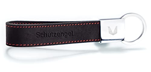 MAGATI Llavero de piel con grabado de ángel de la guarda Cover