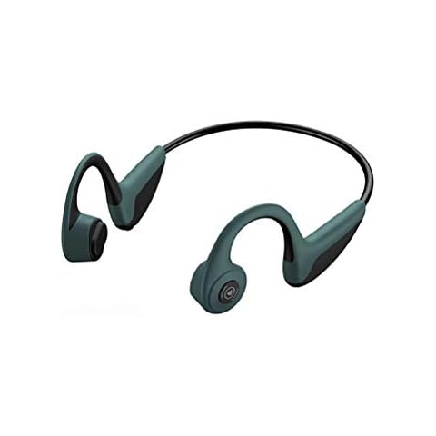 Bone Conduction Headphones, Wireless Blooth Earphone, Sport Headset with Mic for Running Cycling Hiking (Green) Cover