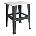DAYTON Fixed Work Table, PARTICLEBOARD, 19" W, 16" D