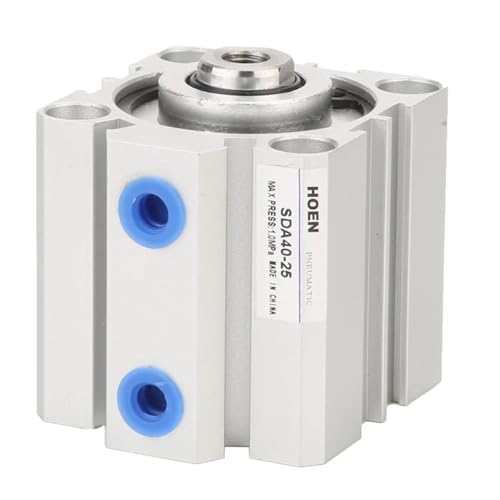Cylindre compact SSA simple action 32mm pour guidage précis