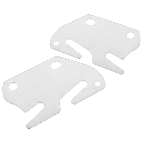 MUCKLILY 2Pcs Heavy Duty Wood Bed Rail Hooks Brackets Sturdy Bed Frame Fittings for Easy Installation Replacement Hardware for Bed Rails and Headboards and