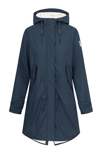 Preisvergleich Produktbild derbe Friese Tidaholm Damen Regenmantel Dunkelblau Gefüttert 44 / Regenmantel / Frauen / mit Futter / Hamburg / Friesennerz / Warm