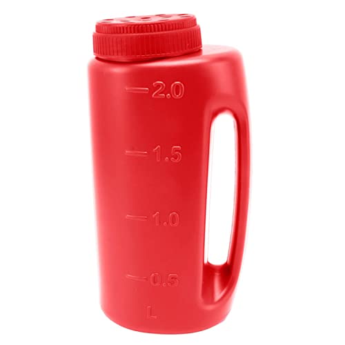 Esparcidor manual para jardín y césped, plástico ABS rojo miniatura 5