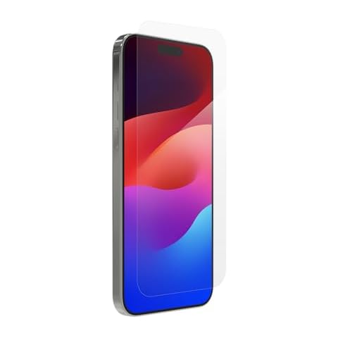 ZAGG InvisibleShield Glass XTR3 iPhone 15 Pro Max Screen Protector - Blue-Light Filtration, 10X Stronger, Edge-to-Edge Protection, Scratch & Smudge-Resistant Surface, Easy to Install Cover
