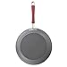 Rachael Ray - 87630 Rachael Ray Cucina Hard Anodized Nonstick Cookware Pots and Pans Set, 12 Piece, Gray with Red Handles