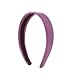 Light Purple 1 Inch Wide Leather Like Headband Solid Hair band for Women and Girls