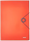 Leitz Solid Eckspannermappe, PP, für ca. 150 Blatt, A4, hellrot, 45631020