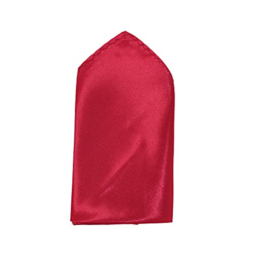 Image of TIE STUDIO Men's Solid Pocket Square | Size- 10cm x 10cm | Colour-Royal Blue | Pack of 1 |