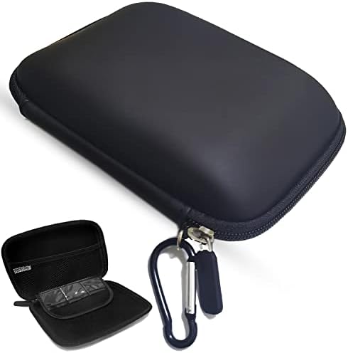 6 Inch GPS Case Hard Shell GPS Bag Portable Carrying Case Waterproof Shockproof GPS Protective Pouch for 5-6 Inch GPS Navigator Garmin Nuvi 66LM 2659LM 2699LMT-D Dezl 570LMT-D 580LMT-D Memory Cards