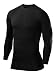PowerLayer Boy's Youth & Men's Compression Shirt Base Layer Top Long Sleeve Thermal - Crew Neck/Mock Neck