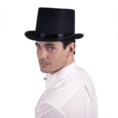 image for Kangaroo One Classic Black Top Hat for Men & Women of Head Size 55-57 