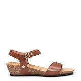 miMaO Sandalia Bio con cuña Baja Marron, EU 39