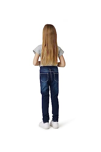 Vigoss Girls' Jeggings - Pull On Super Stretch Denim Skinny Jeans For Girls (2T-16), Size 12, Blueberry Cream #TOP3