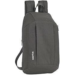 MINI MOCHILA BOLSILLO VERTICAL SAFTA GRIS HUMO