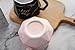 TFWell Ceramic Cup with Handle, Marble Coffee Cup, Novelty Tea Cup, Handmade Coffee Mug for Woman, Man, Girls, Boys, Friends and Family, 14 oz (Pink)