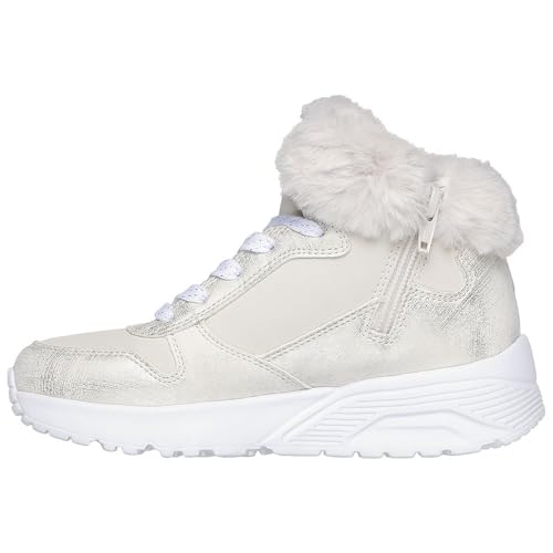 Skechers Uno Lite-Cuello Cómodo Bottes d'hiver pour Fille, Beige, 33 EU