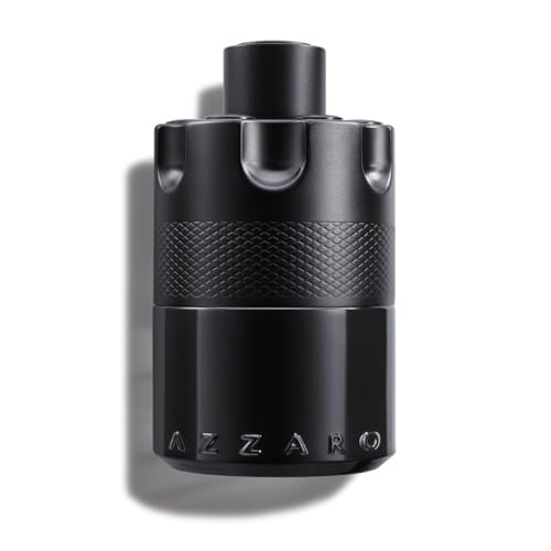 AZZARO The Most Wanted - Eau De Parfum Intense Homme - Fougère Ambré Boisé - Cardamome, Caramel Fondant & Bois Ambré - Tenue Longue Durée - Spray...